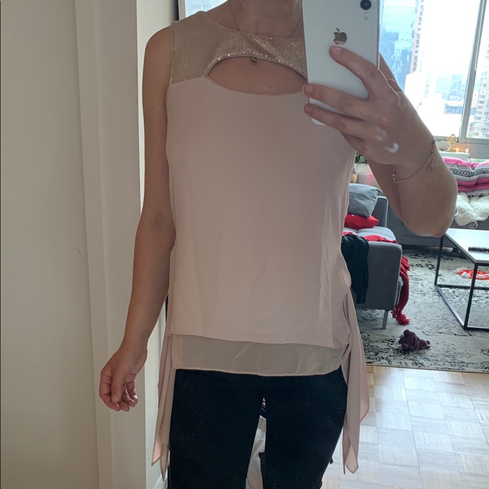 Asymmetrical BCBG top
